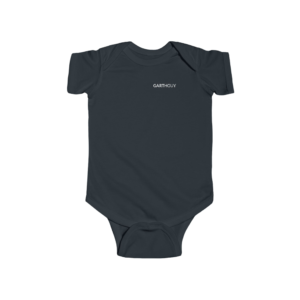 garthguy "newbie crew" infant bodysuit black