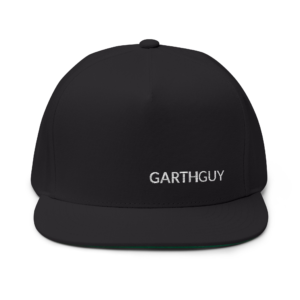 Garthguy Embroidered Flat Bill Cap